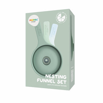 PlayTRAY Ensemble d'entonnoirs pliables pour jeux sensoriels