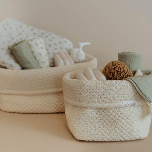 Panier de rangement grand - Blanc - Essentials Liste 