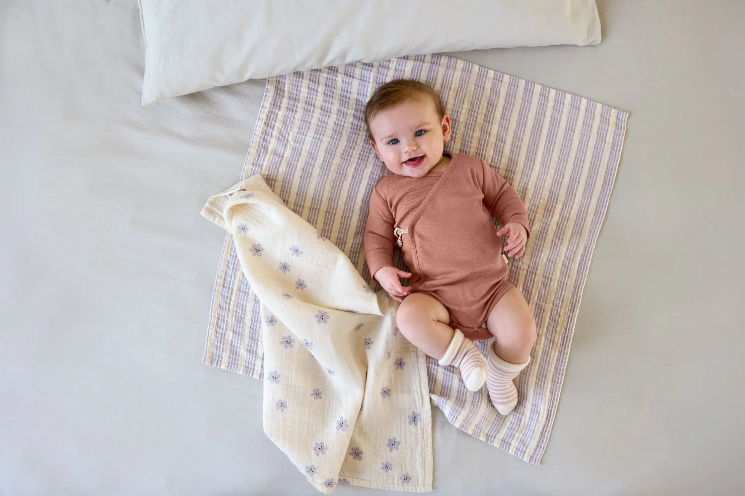 Frottee-Socken, 3er-Pack – Ente