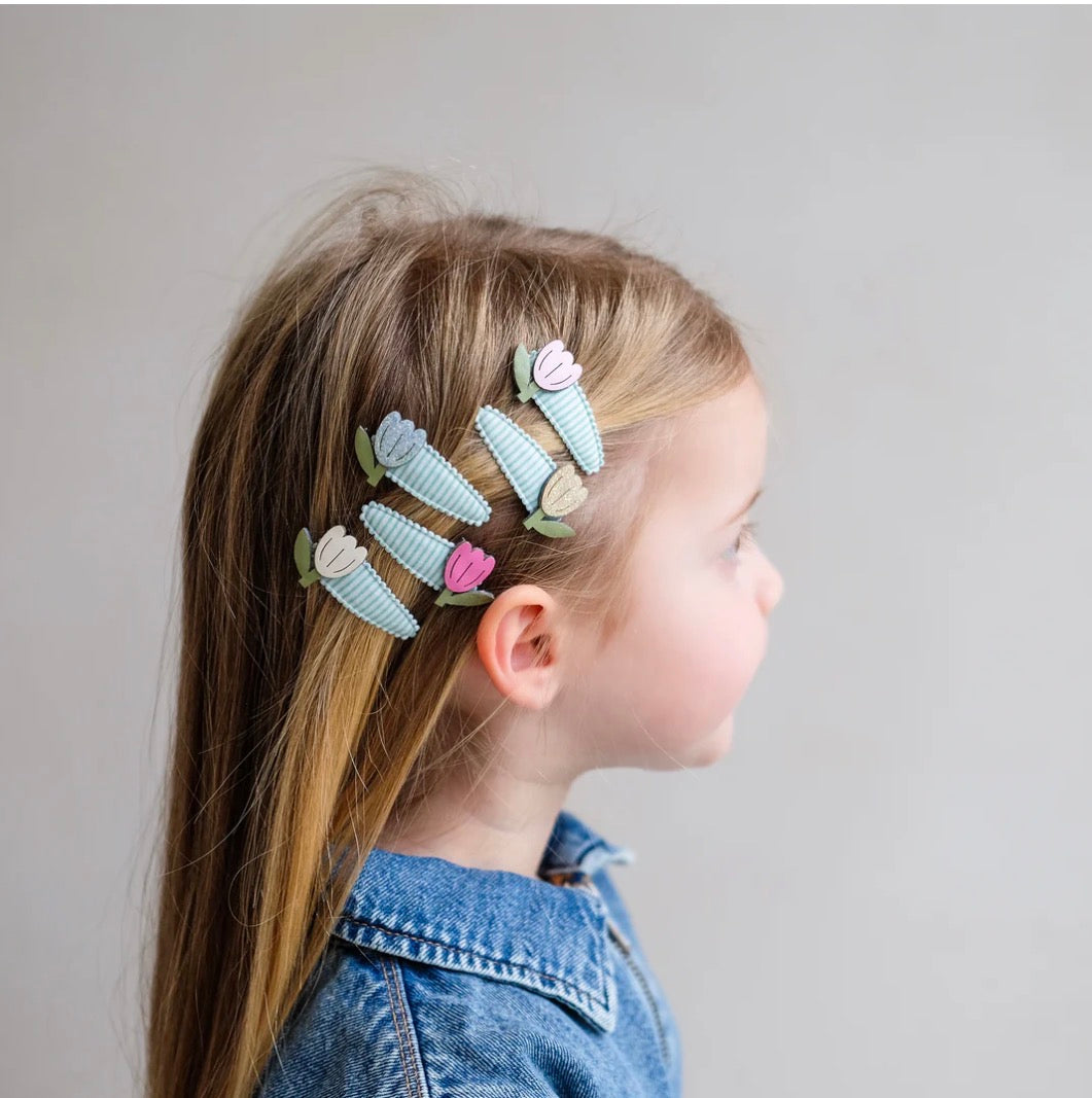Pinces à cheveux - Tulip stripe