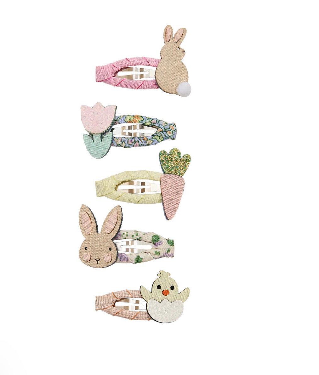 Pinces à cheveux - Bunny and chick