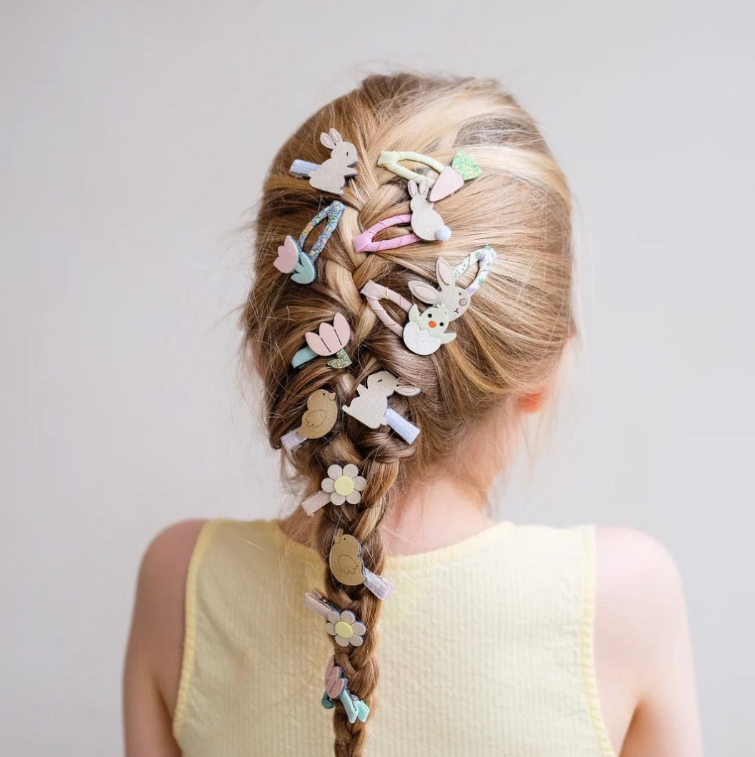 Pinces à cheveux - Bunny and chick