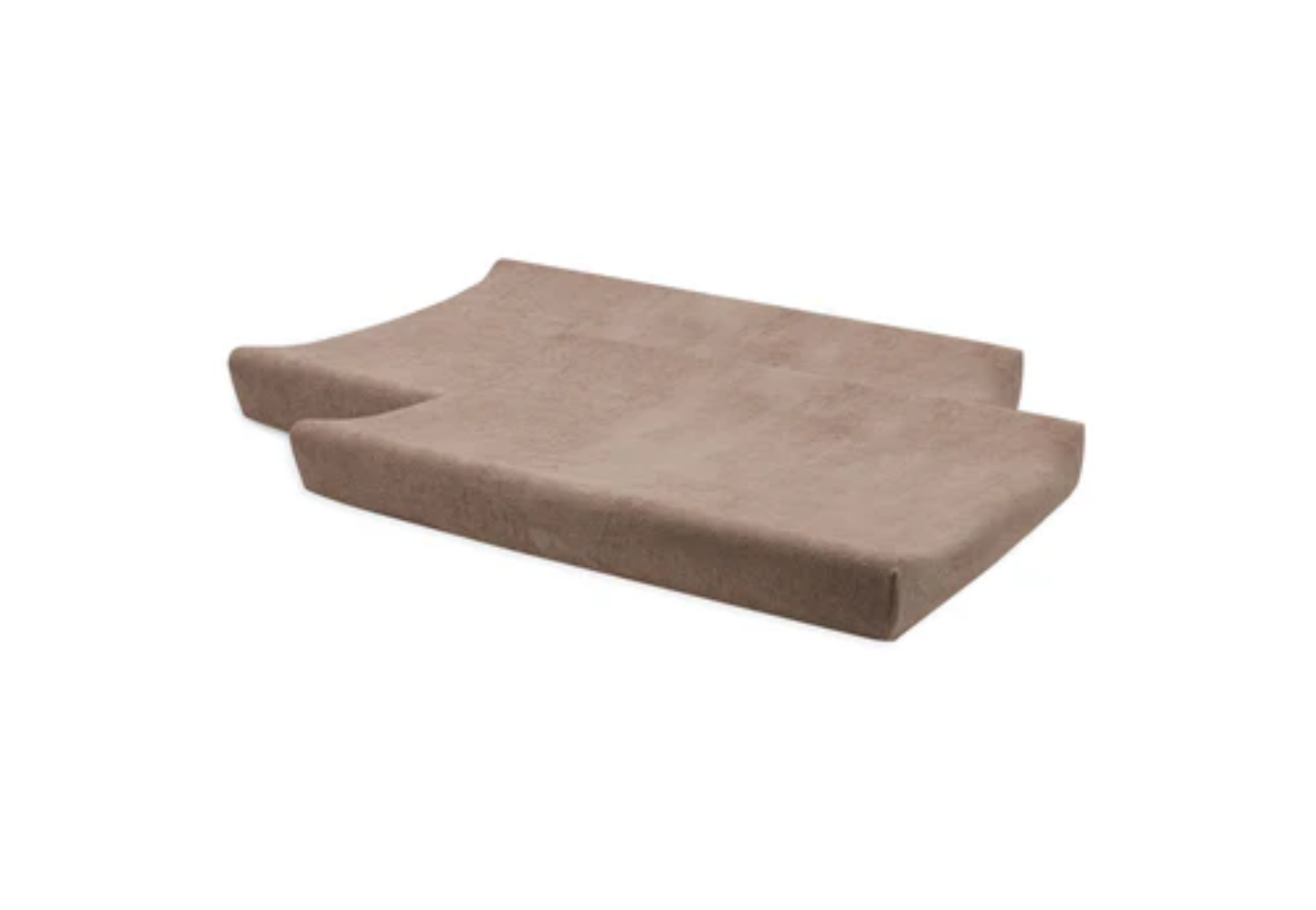 Housse Matelas à Langer Éponge (50x70cm) - 2 Unités - Milky Coffee Liste 