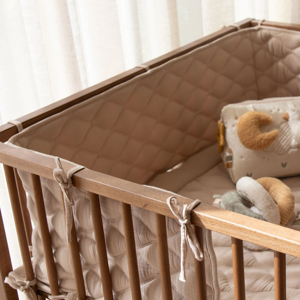 Contour de lit – Beige – Essentials Liste 