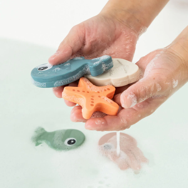 Jeu de pêche pour le bain - sea friends - multicolore