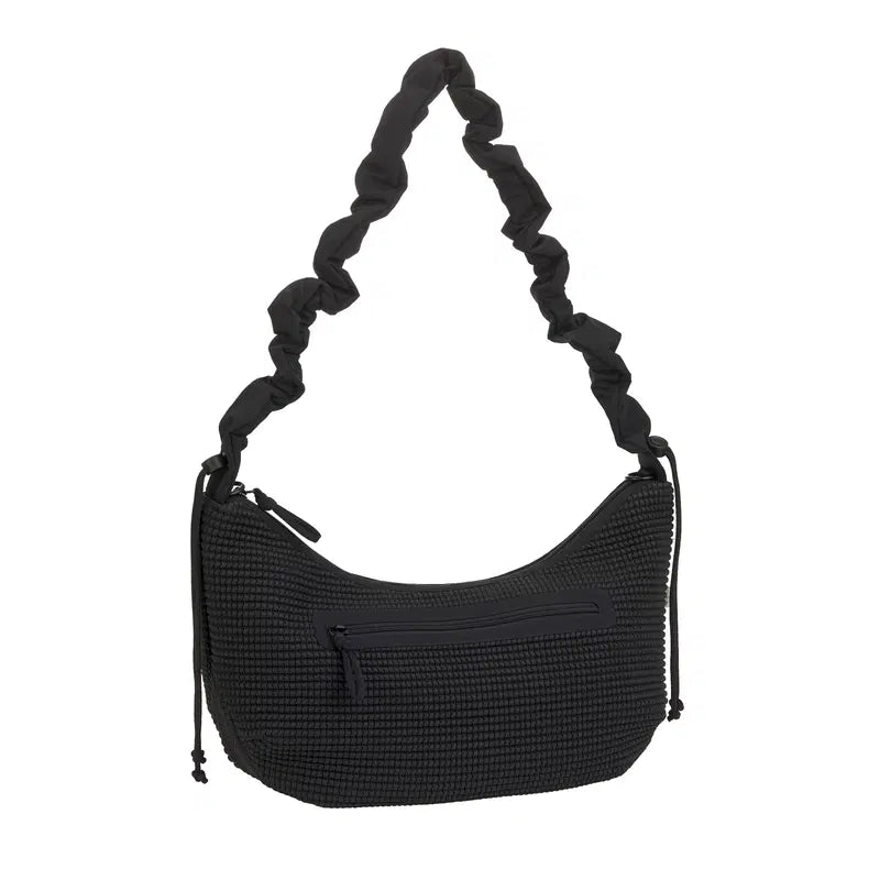 Wickeltasche Banane mit 3D-Noppen Lunua up – schwarz