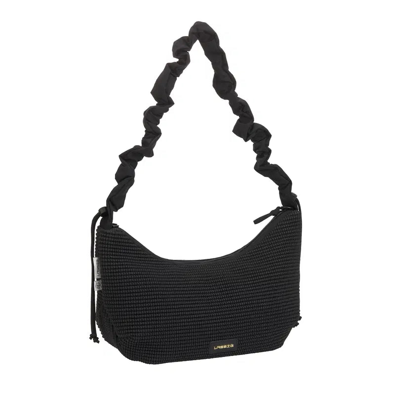 Wickeltasche Banane mit 3D-Noppen Lunua up – schwarz