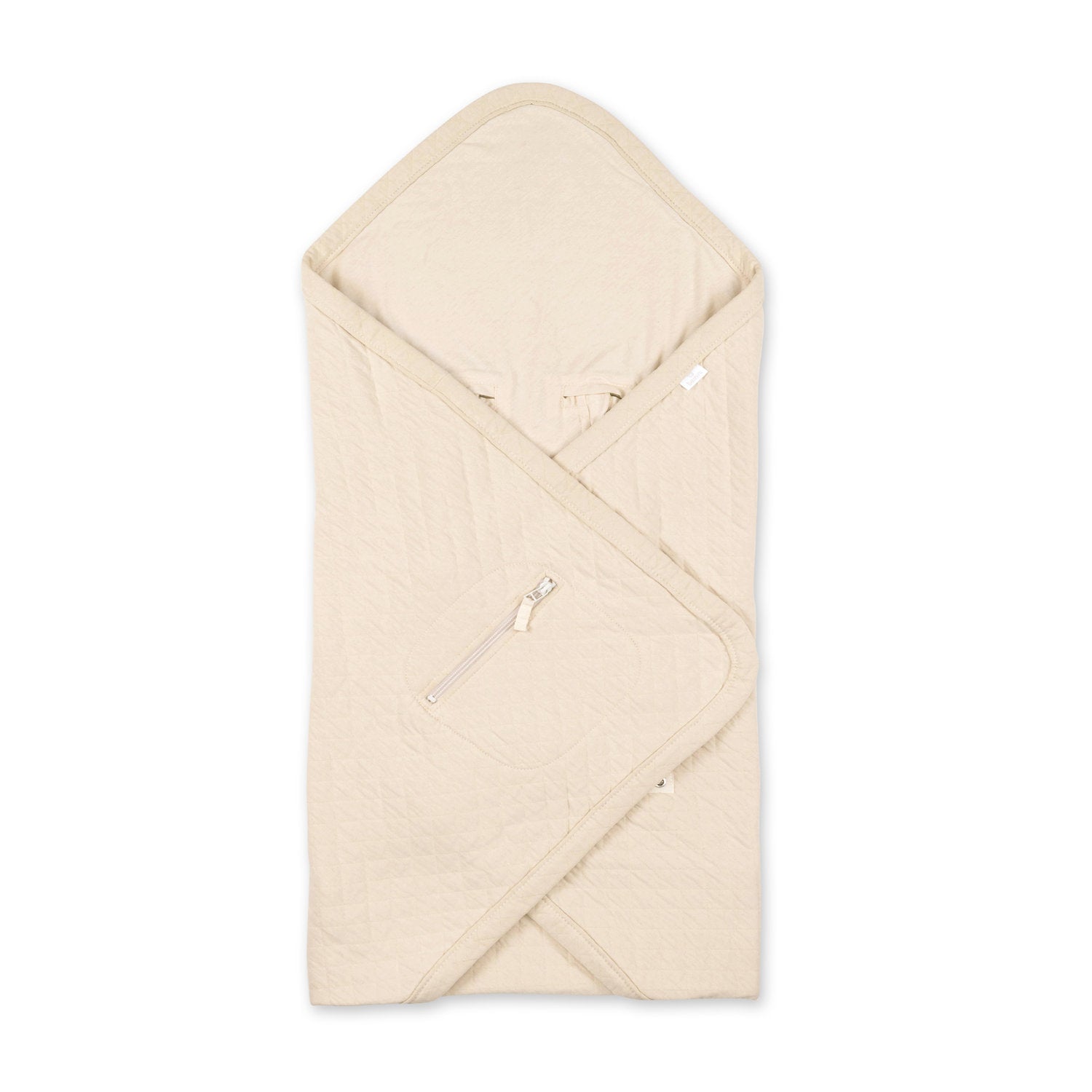 Couverture BISIDE 0-12m Quilted + Jersey - cream Liste 