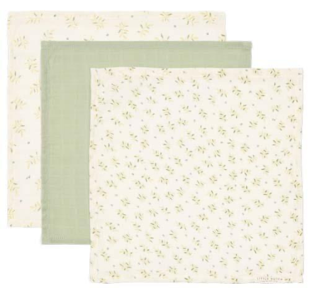 Ensemble de lingettes - Vert - Essentials - Blueberry Leaves Liste 