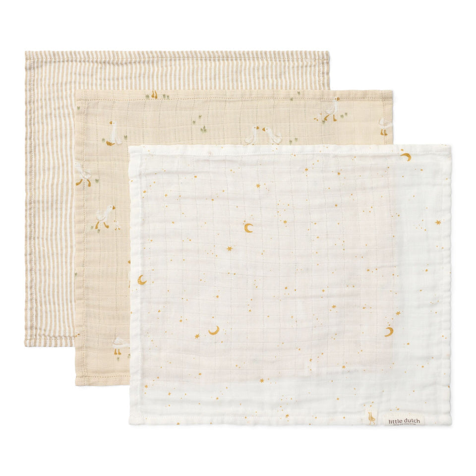 Lot de lingettes - Beige - Newborn Naturals - Little Goose Liste 
