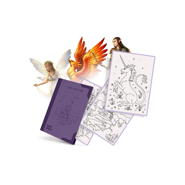 Refill KIDYDRAW-PAD Recharge de dessins - Once upon a time (8+)