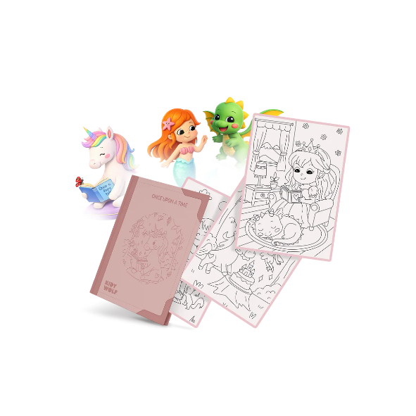 Refill KIDYDRAW-PAD - Recharge de dessins 6+ (divers thèmes)