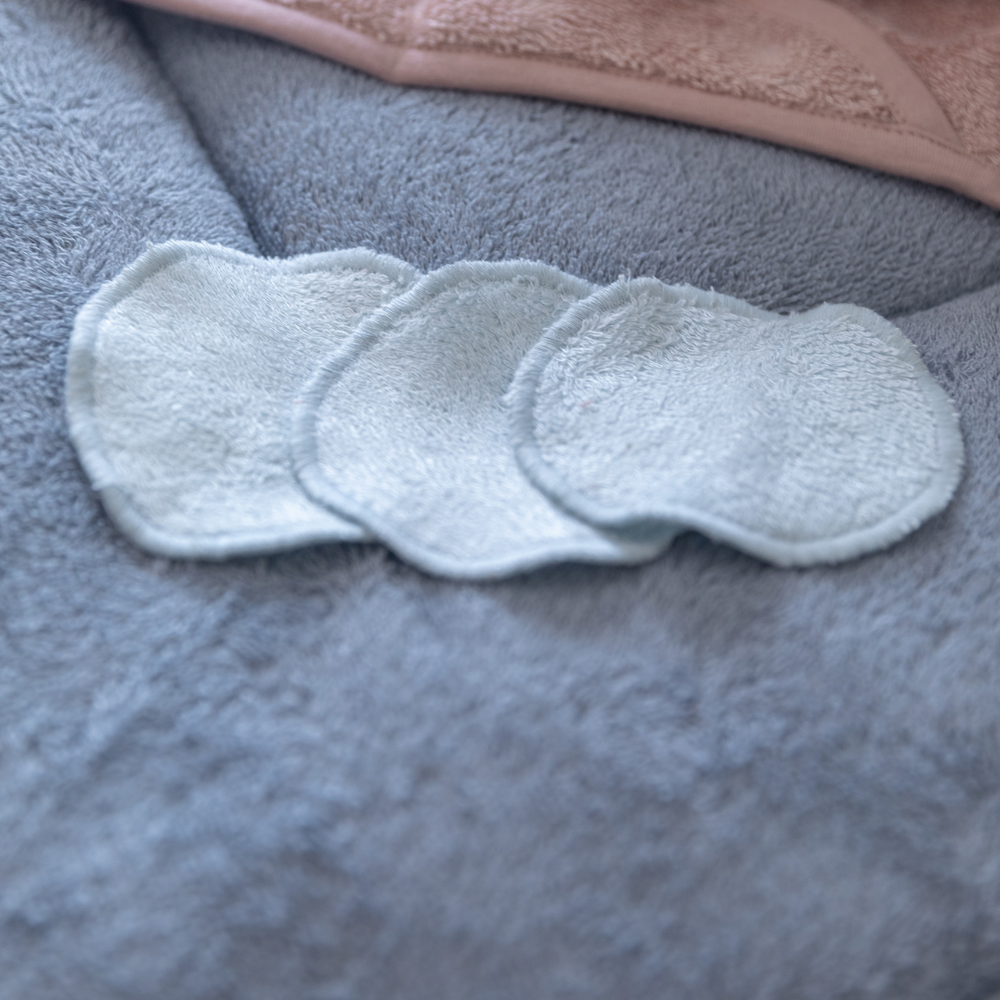 Cotons réutilisables (12 cotons) - Frosted almond