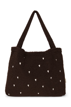 Teddy Mom Bag - Chocolat Cœurs