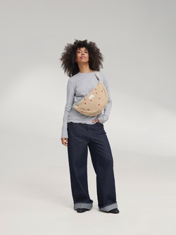 Teddy Adult Sac Banane - Écru Hearts