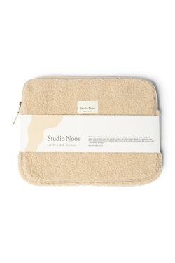 Teddy Pochette Pour Ordinateur Portable 13 Inch - Écru
