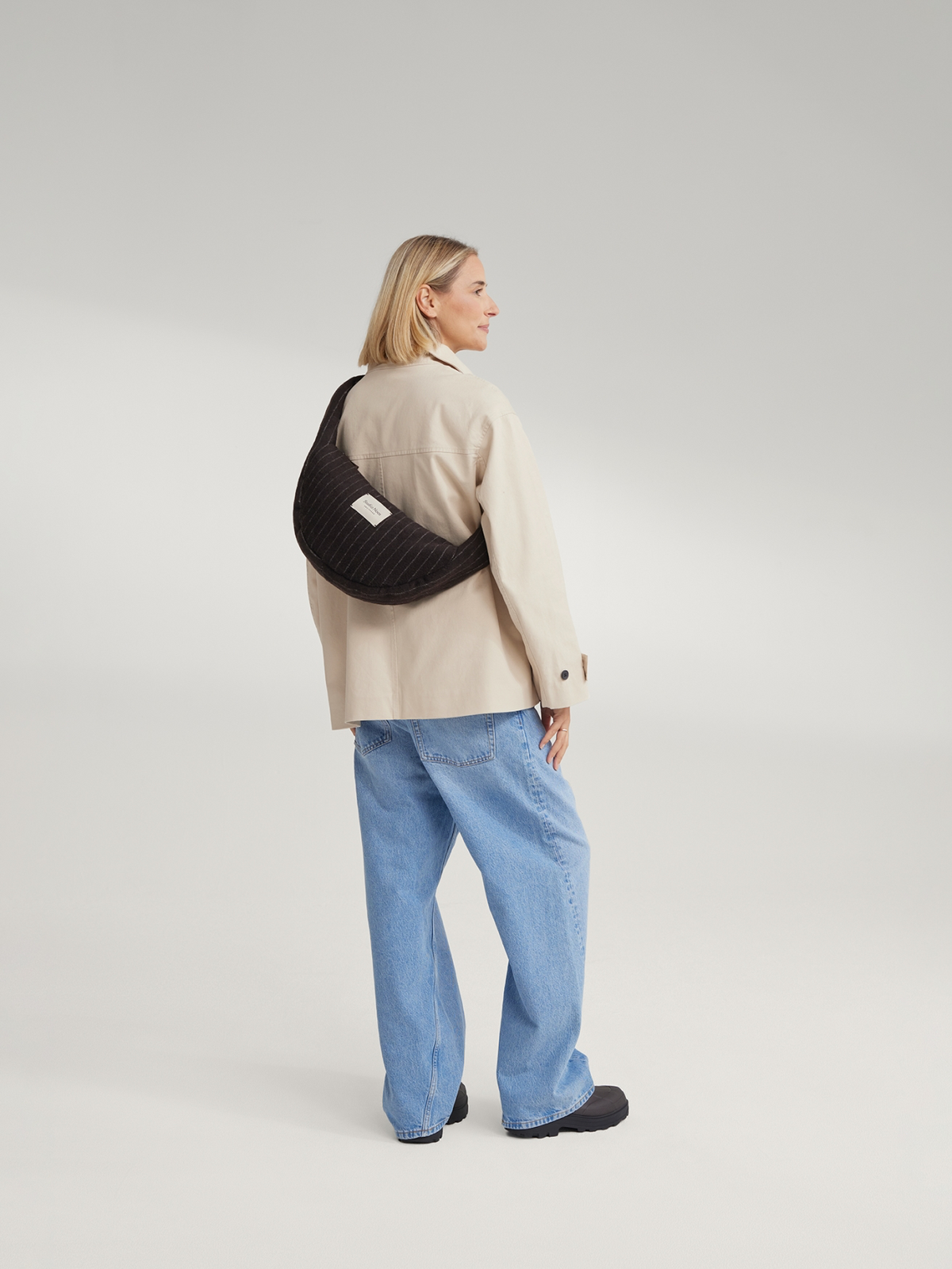 Mini Cross Body Bag - Brun Flanelle craie