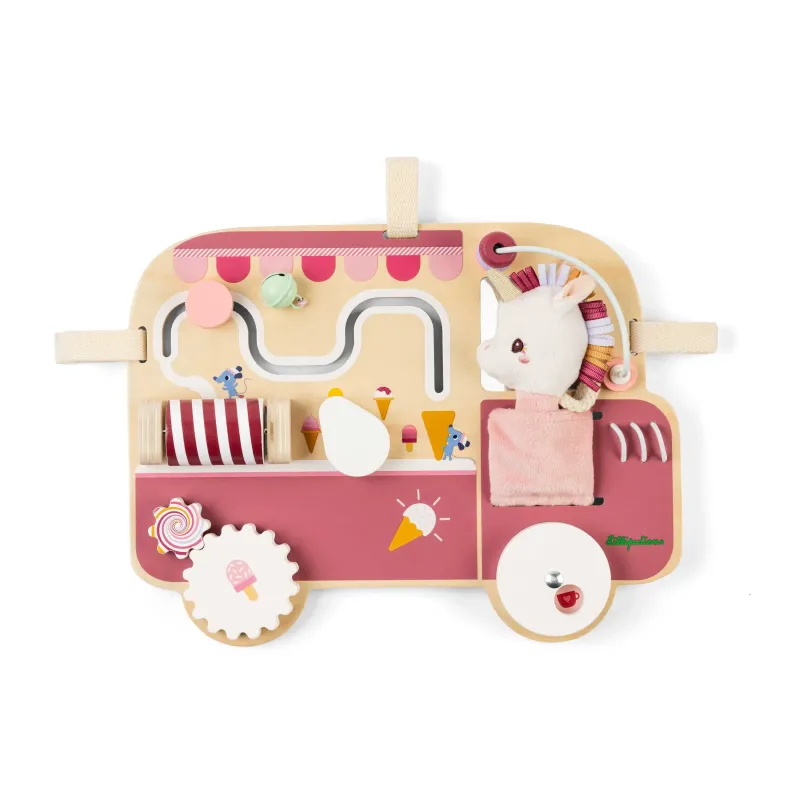 Lilliputien - Panneau d’activités en bois Licorne