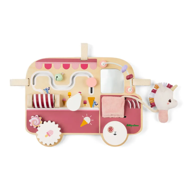 Lilliputien - Panneau d’activités en bois Licorne