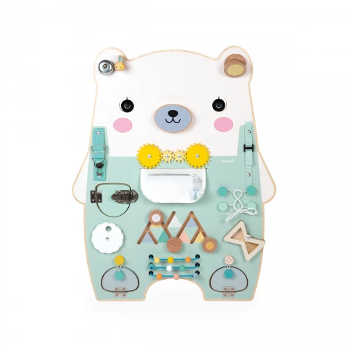Busy-board Ourson en bois Pure