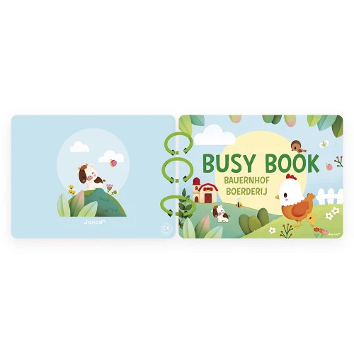 Busy-book Ferme en carton (Allemand)