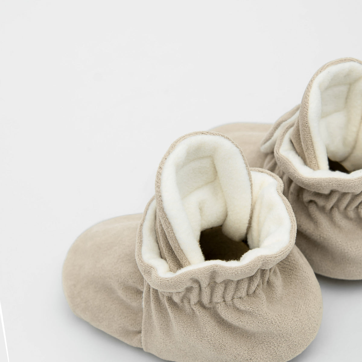 Booties Gamuza Classic & Gripper - Ivory (divers tailles)
