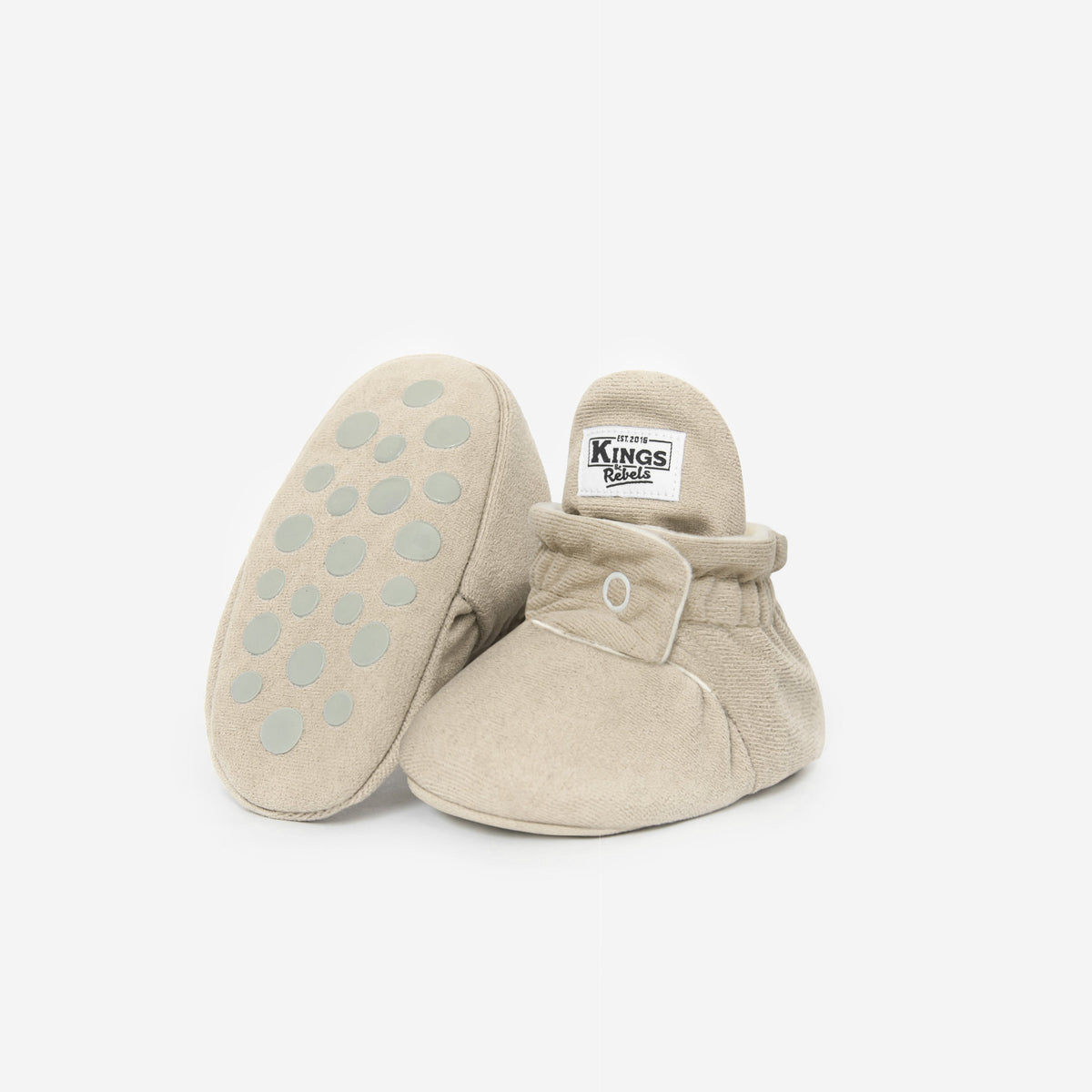 Booties Gamuza Classic & Gripper - Ivory (divers tailles)