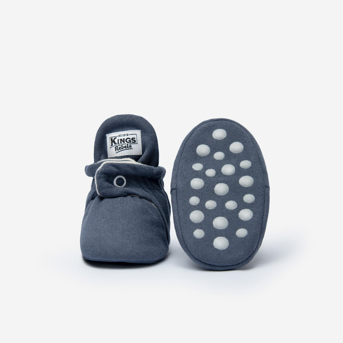 Booties Gamuza Classic & Gripper - Night Blue (divers tailles)