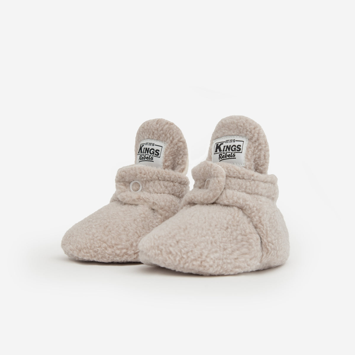 Booties Teddy Classic & Gripper - Beige (divers tailles)