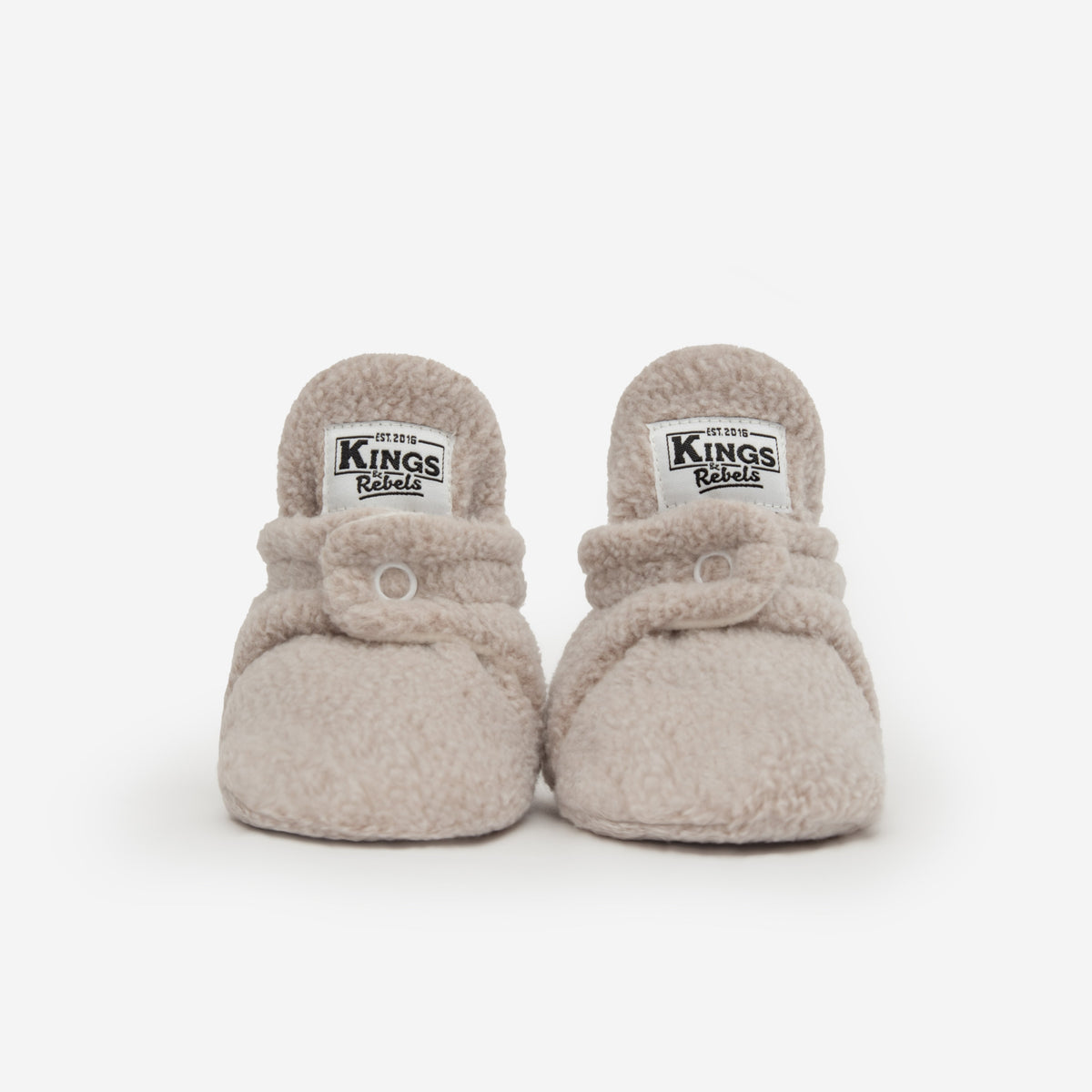 Booties Teddy Classic & Gripper - Beige (divers tailles)