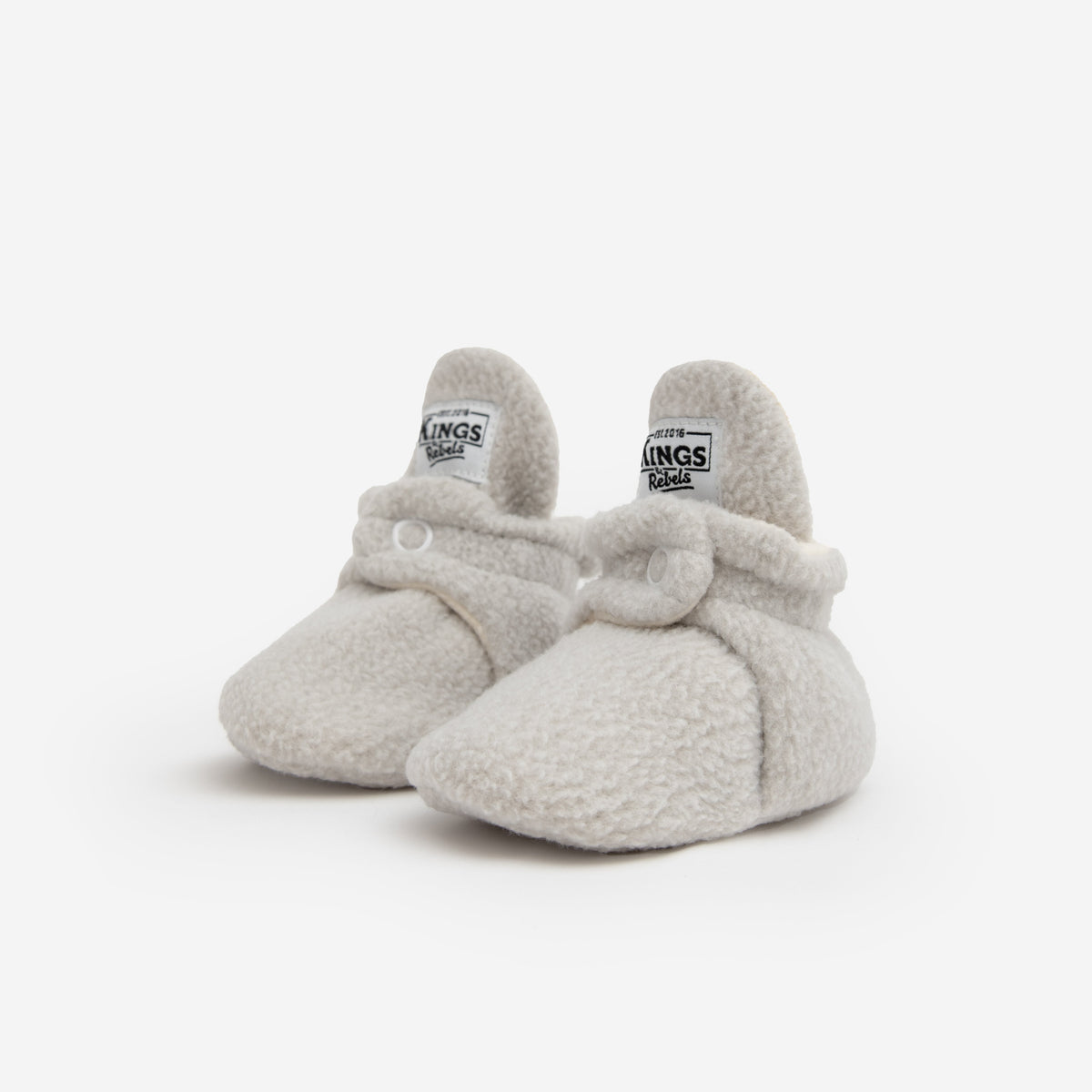 Booties Teddy Classic & Gripper - Grey (divers tailles)