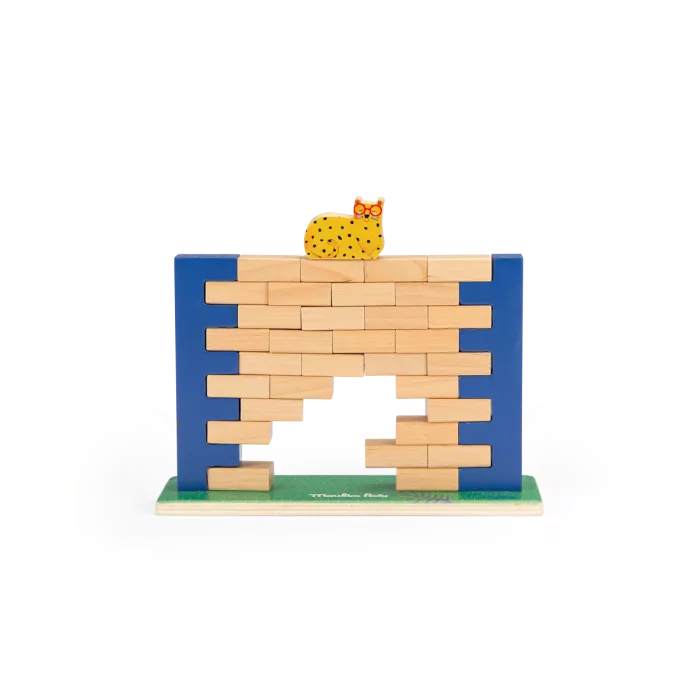 Mur vacillant en bois - Les Toupitis