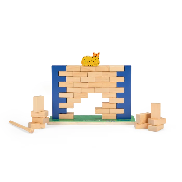 Mur vacillant en bois - Les Toupitis