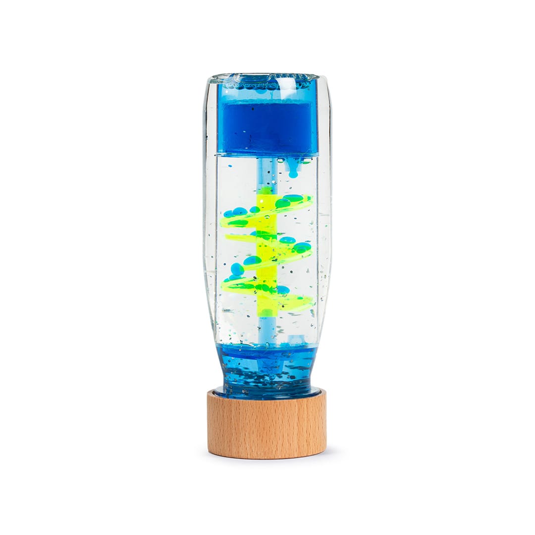 Bouteille Flottante - Spiral Blue