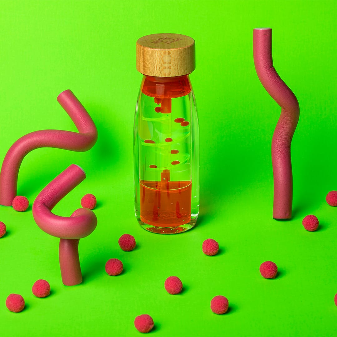 Bouteille Flottante - Spiral Pink