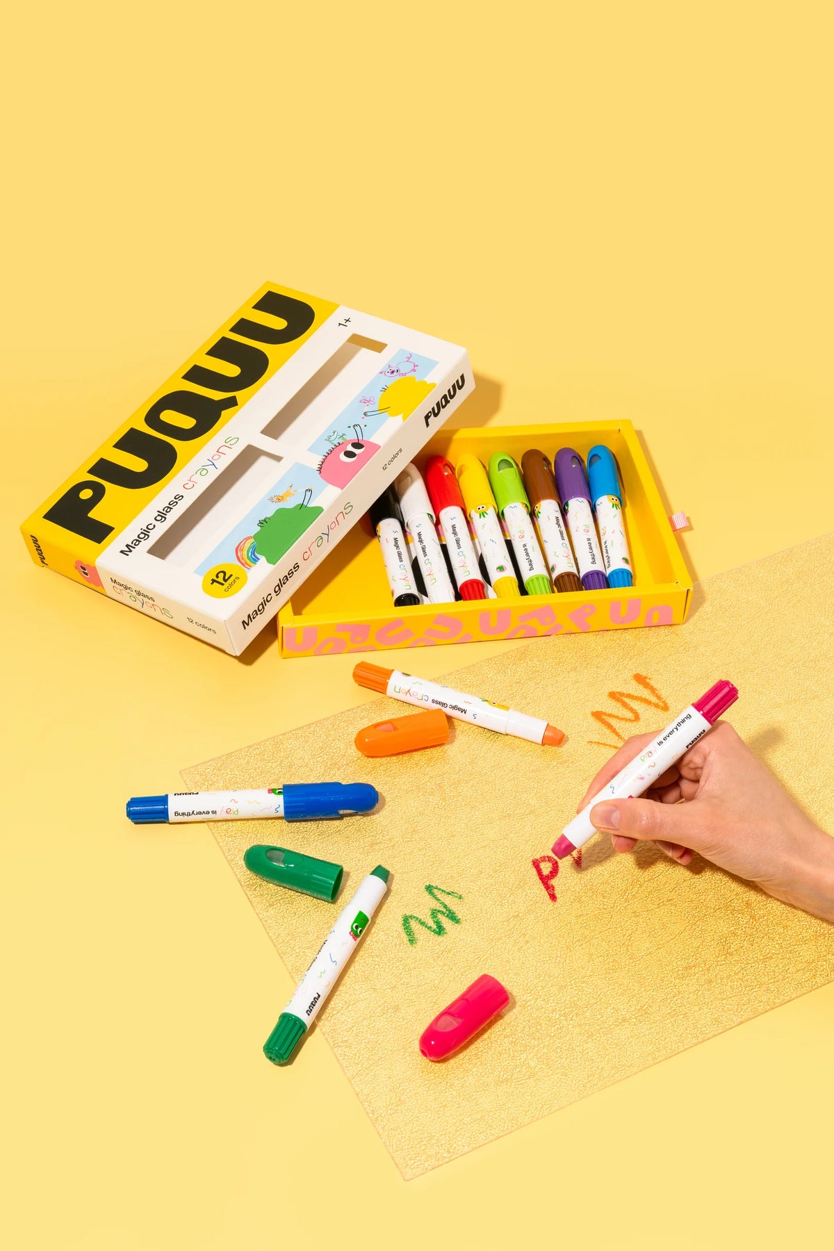 Magic Glass Crayons – 12 colors