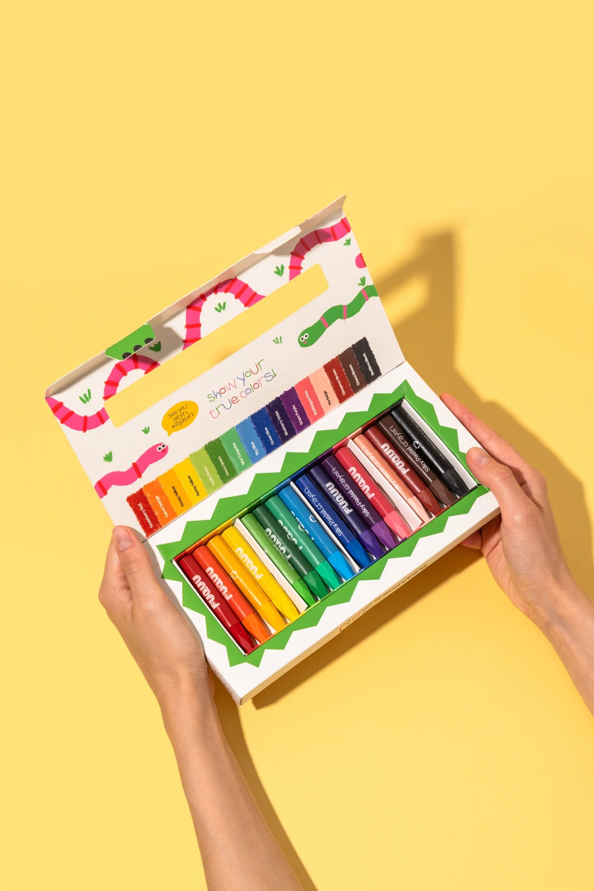 Silky Pastel Crayons – 16 colors
