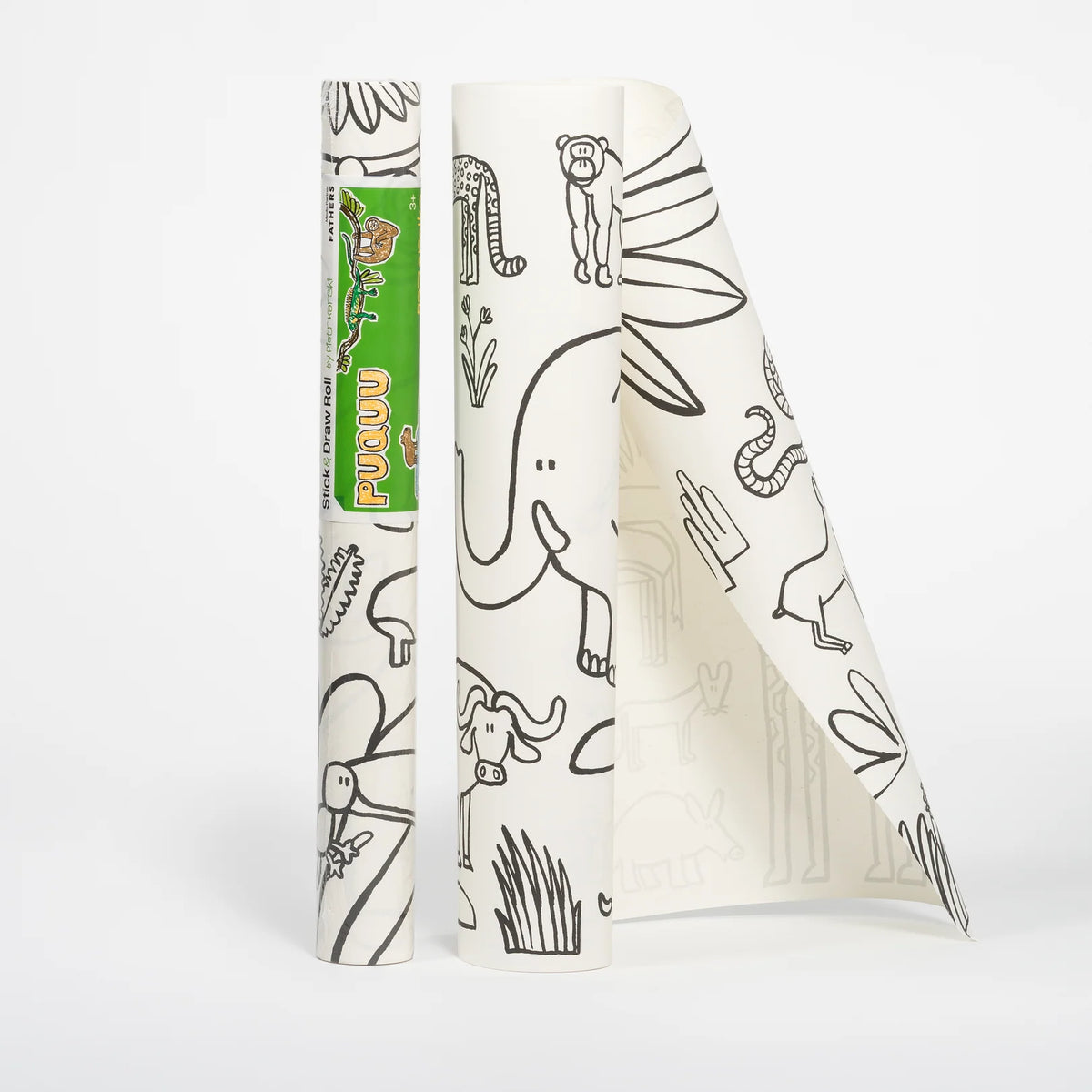 Bazgrolka. Stick & Draw Roll by Piotr Karski - Animals