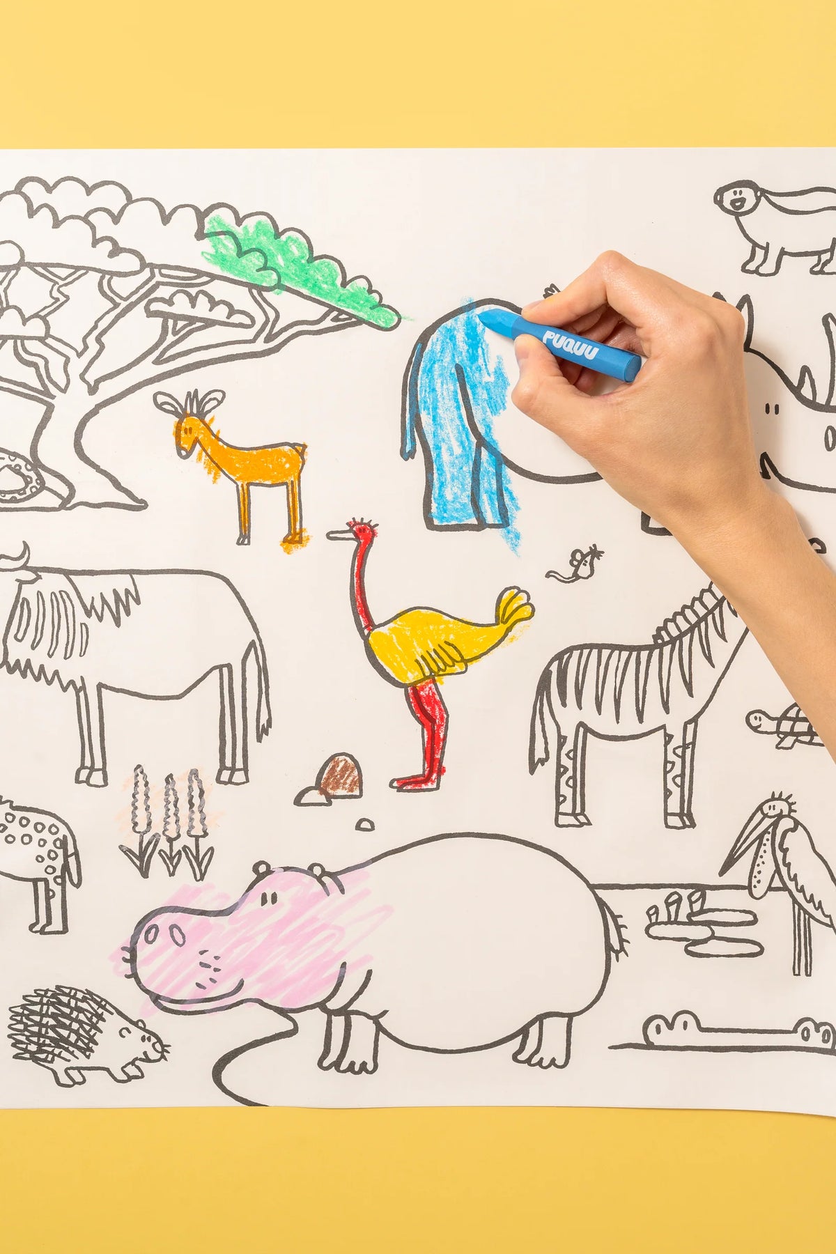 Bazgrolka. Stick & Draw Roll by Piotr Karski - Animals