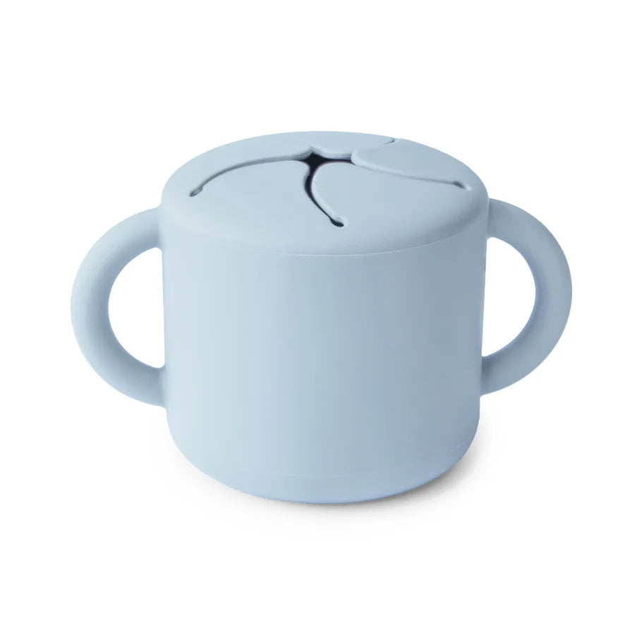 Snack cup en silicone- cloudy mauve