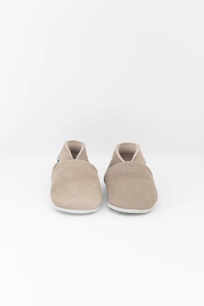 Chaussures Babysoft en cuir Softbaby - niquel