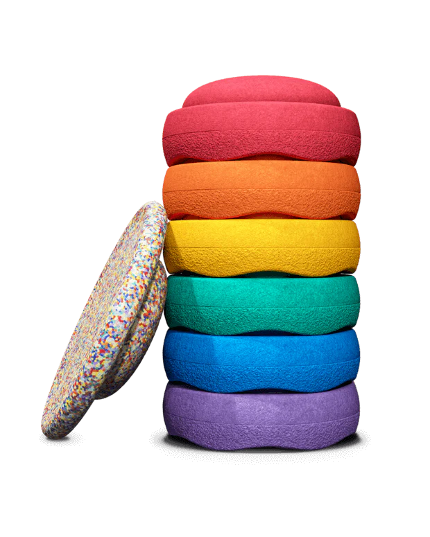 Stapelstein® Rainbow Set – 6+1 (divers coloris)