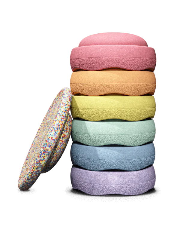 Stapelstein® Rainbow Set – 6+1 (divers coloris)
