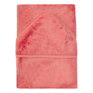 Cape de bain 95x95cm - Raspberry rose Liste 