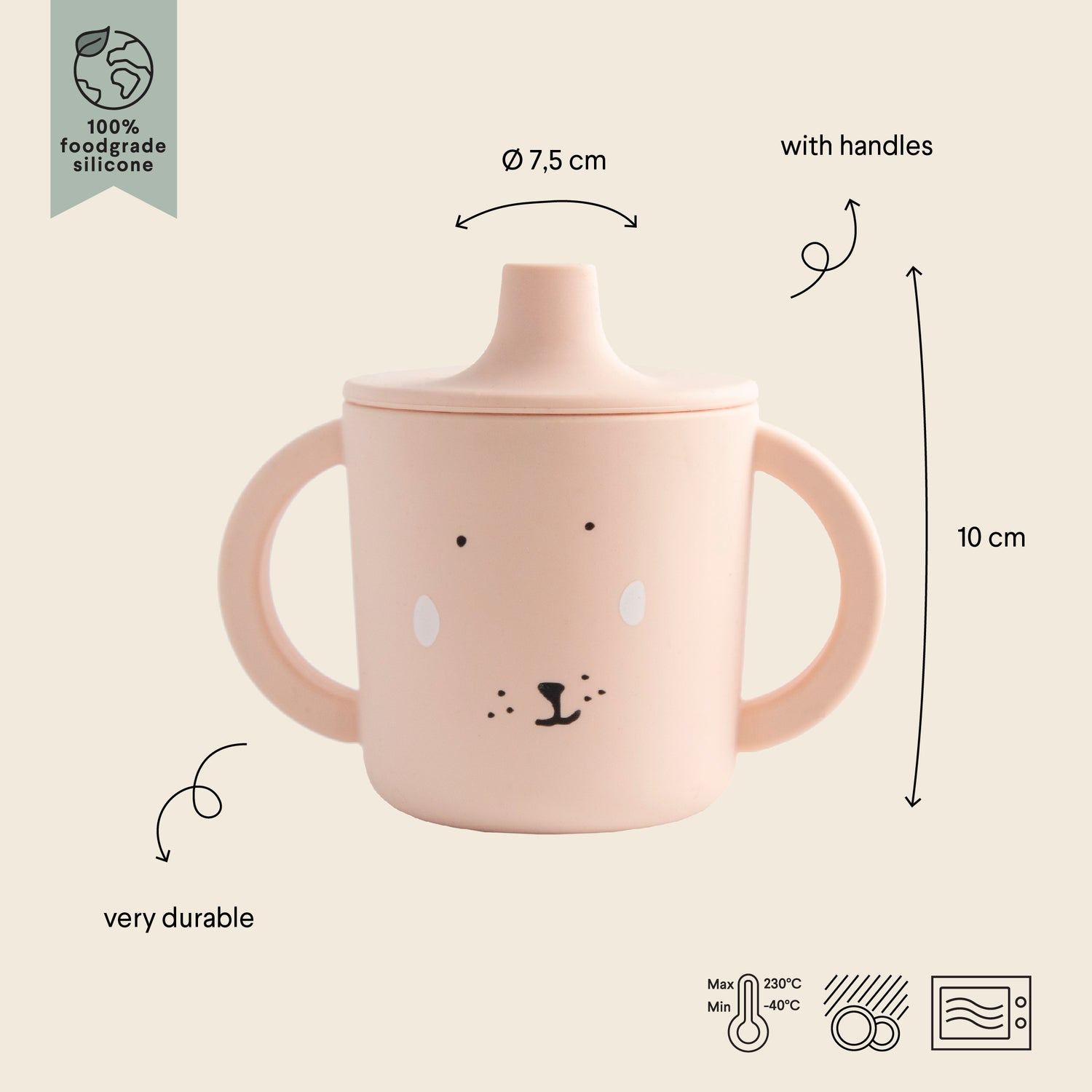 Tasse d'apprentissage en silicone - Mrs. Rabbit