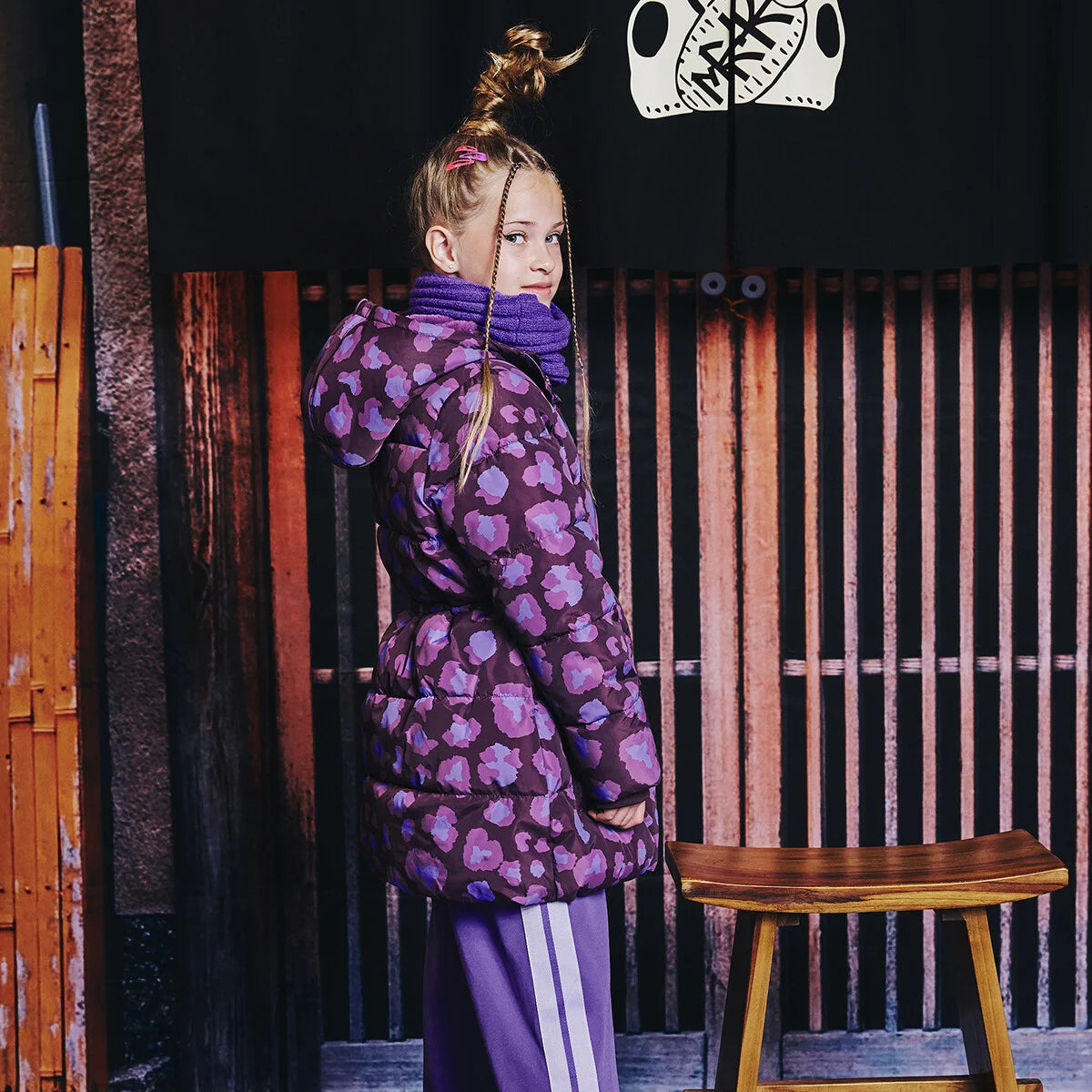 Écharpe M Indi - Purple chill