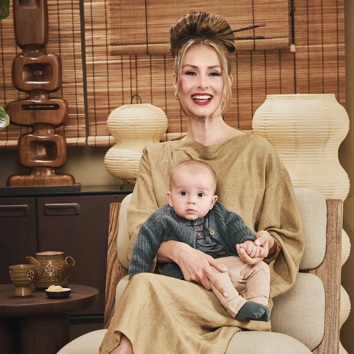 Chaussette Sama - Seafoam shadow