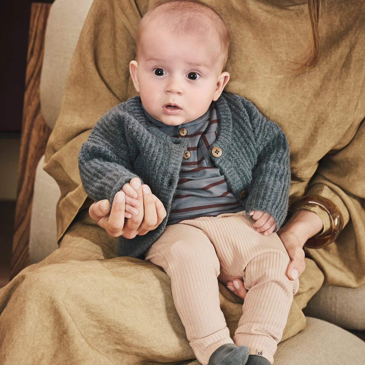 Cardigan Mert - Seafoam shadow