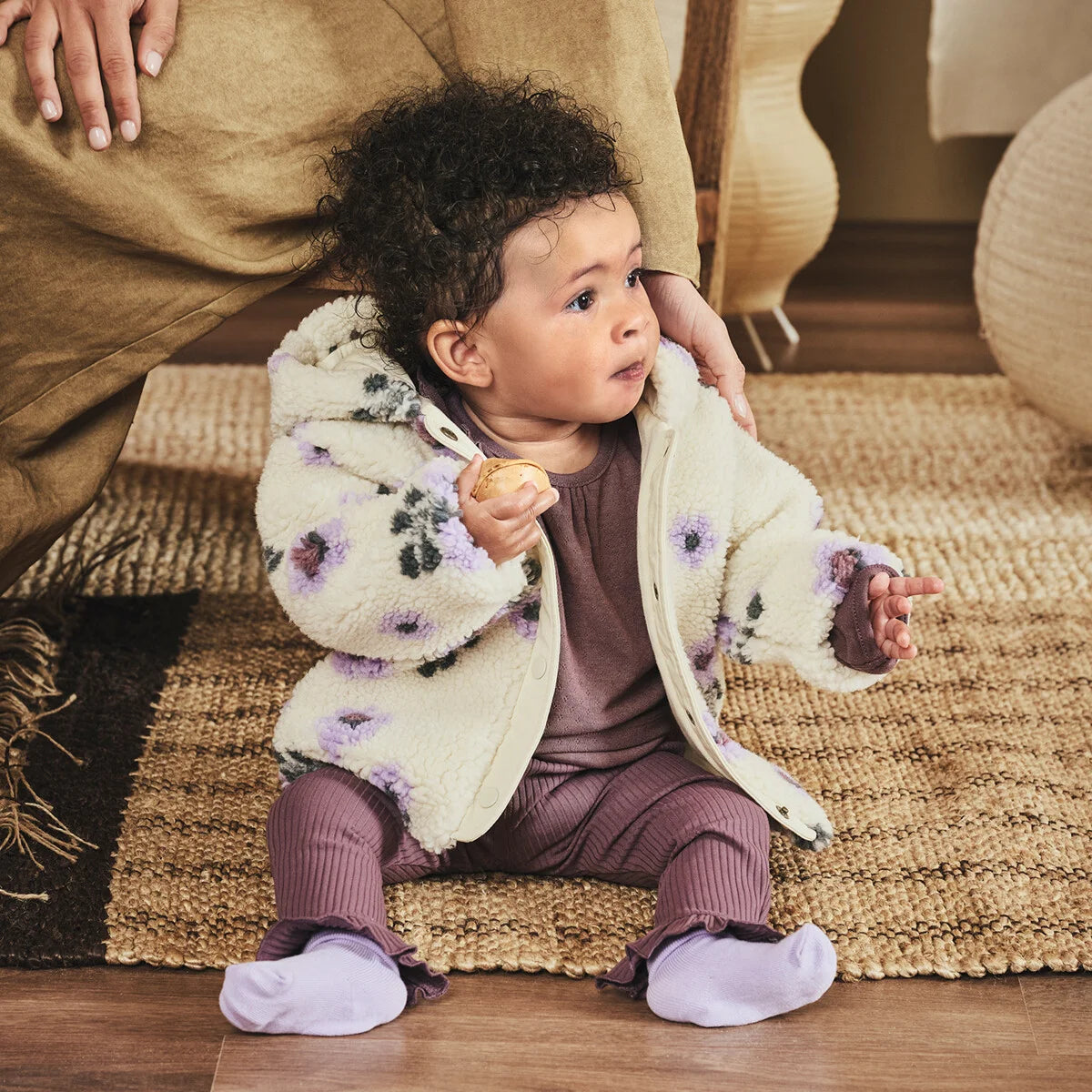 Teddy Veste Nayla - Vanilla cream