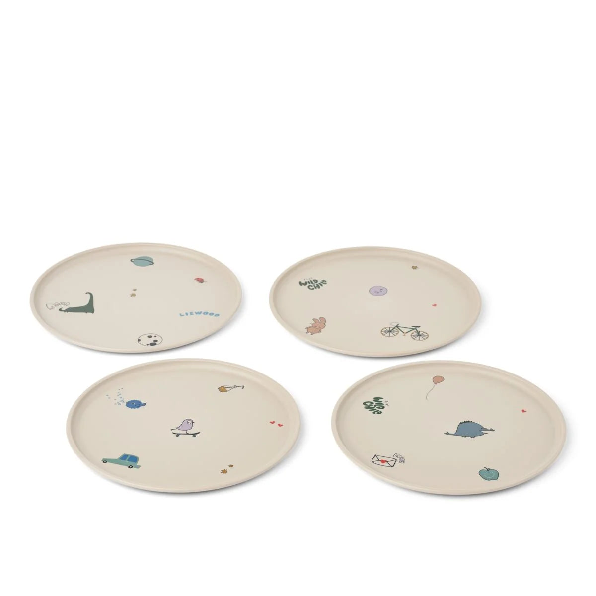 Assiettes REMCO, Lot de 4 - Tamtam / Sandy